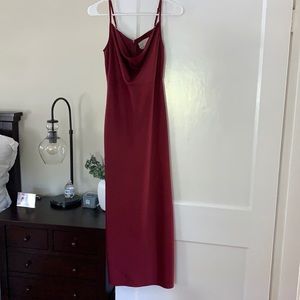 BHLDN Cali Satin Charmeuse MIDI Dress
